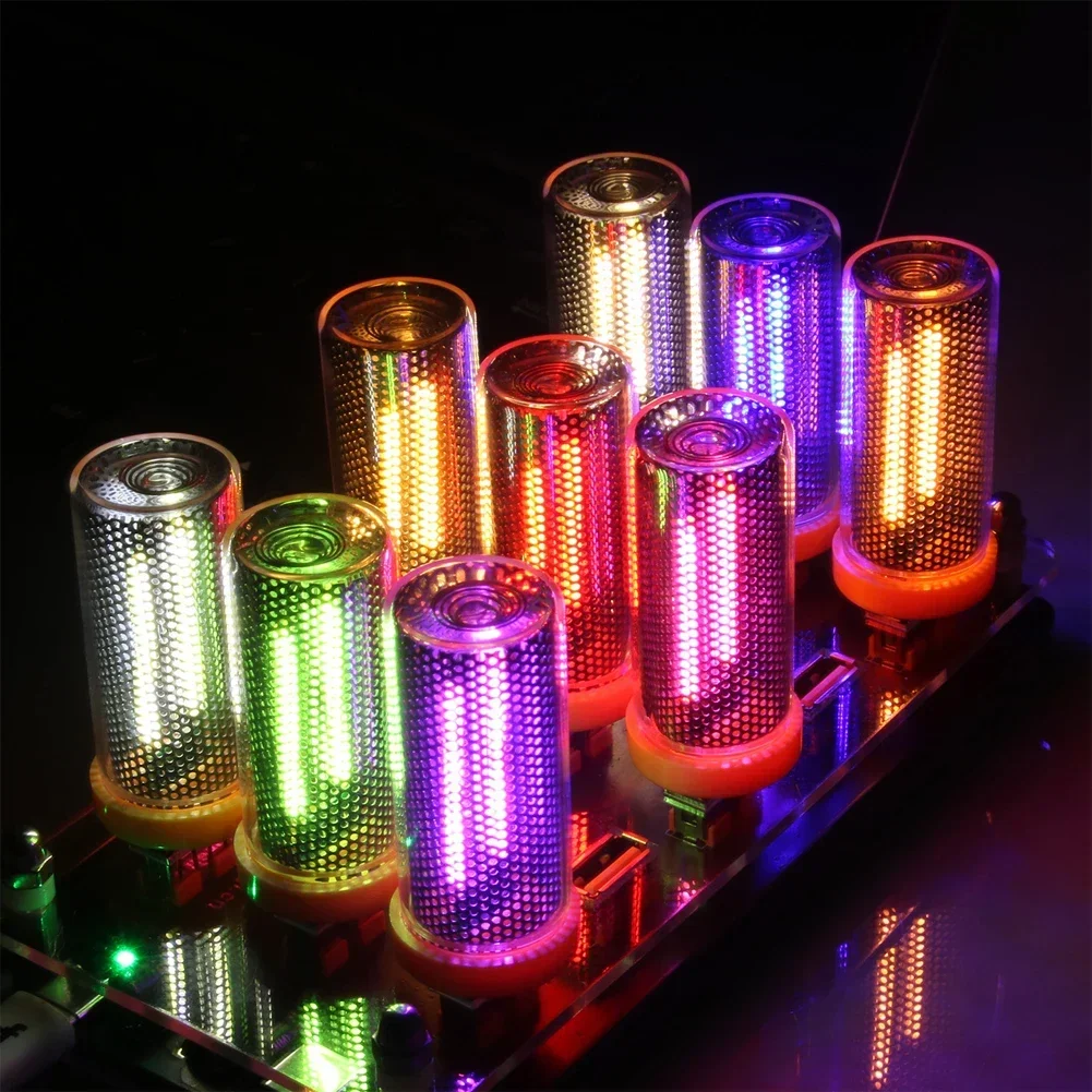 USB Plug-In Adjustable Brightness Glass Mini Night Light Color-Changing Car/Bedroom Ambient Decor Lamp Bottle Creative