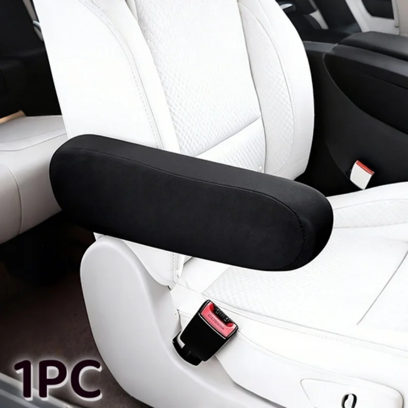 1PC Easy-to-Install Car Armrest Protector - Breathable and Non-Slip, Minimalist Design, Suitable for All Seasons