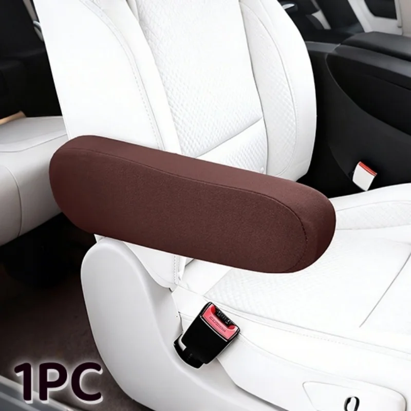 1PC Easy-to-Install Car Armrest Protector - Breathable and Non-Slip, Minimalist Design, Suitable for All Seasons