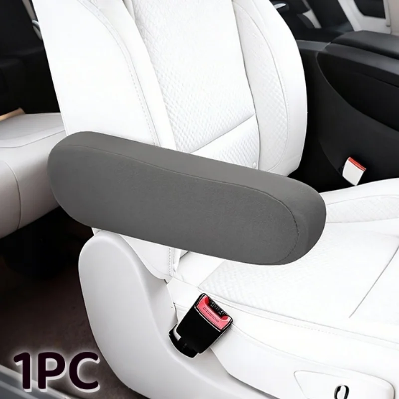 1PC Easy-to-Install Car Armrest Protector - Breathable and Non-Slip, Minimalist Design, Suitable for All Seasons