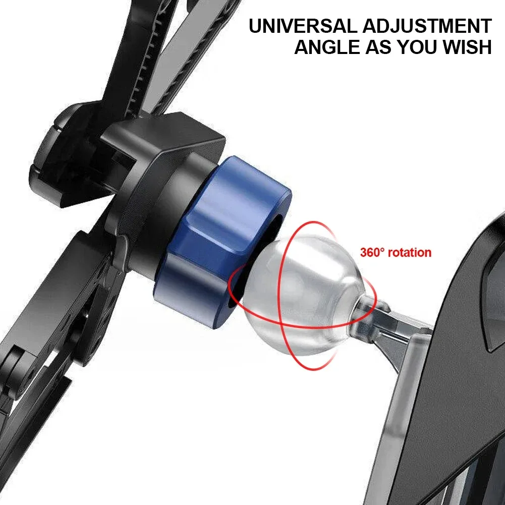 Lcars Car-Specific Air Vent Phone Holder Suitable for the Updated Tesla Model 3 Highland 2024 and Model Y Juniper, Magnetic Car Phone Holder, Air Vent Clip-On Soft Rubber Transparent Abs Multifunctional Navigation Support Stand