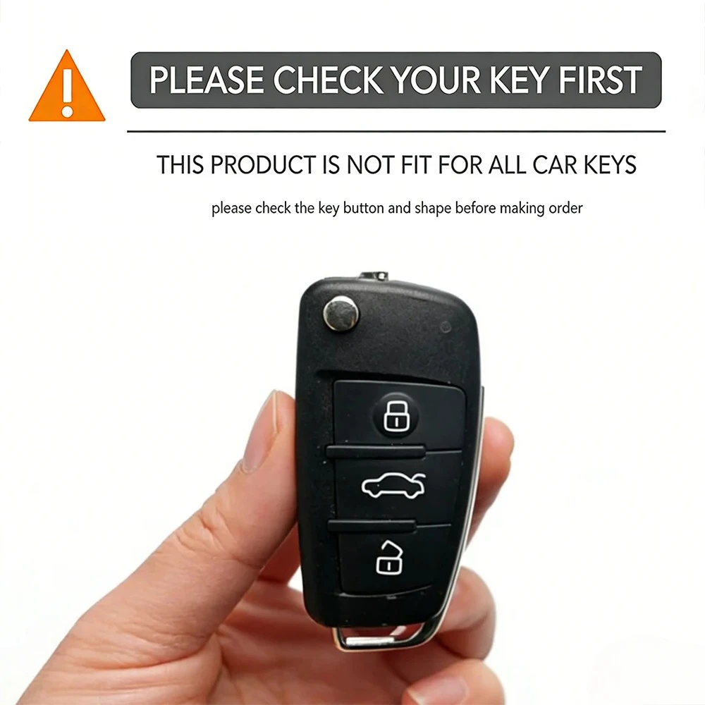 1 Pcs Silicone Car Key Fob Cover For Audi A1 A3 A6 C5 C6 Q3 Q2 Q7 TT TTS R8 S3 S6 RS3 RS6 A4