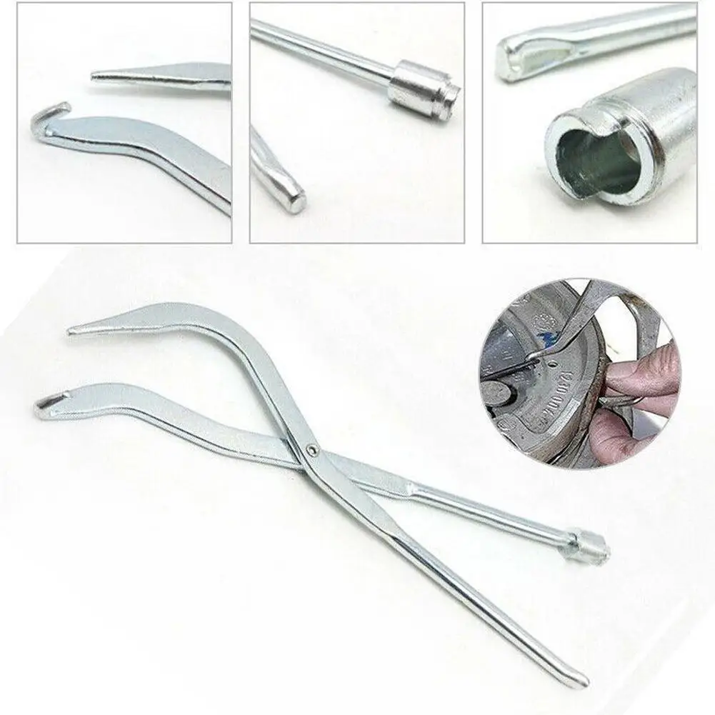 Brake Shoe Return Spring Plier 31cm Drum Brake Spring Remover Installer Tool Chrome Plated Steel High Strength Brake Repair Tool