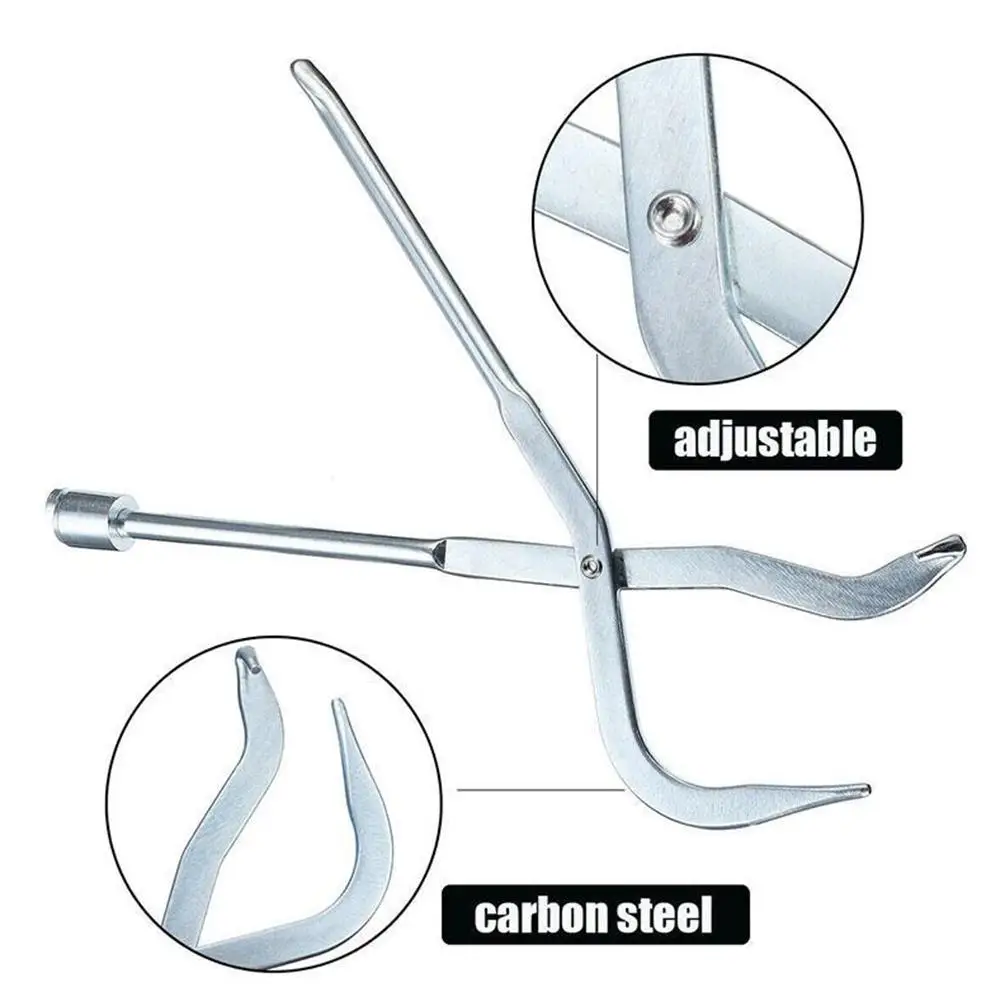 Brake Shoe Return Spring Plier 31cm Drum Brake Spring Remover Installer Tool Chrome Plated Steel High Strength Brake Repair Tool