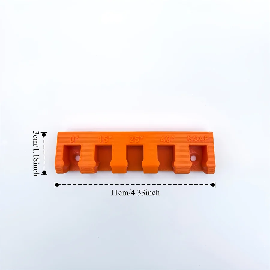 5Port 1/4 Inch Quick Connect Pressure Washer Nozzle Organizer, Wall Mount Nozzle Holder, Suitable for Car Wash Shops and Garages