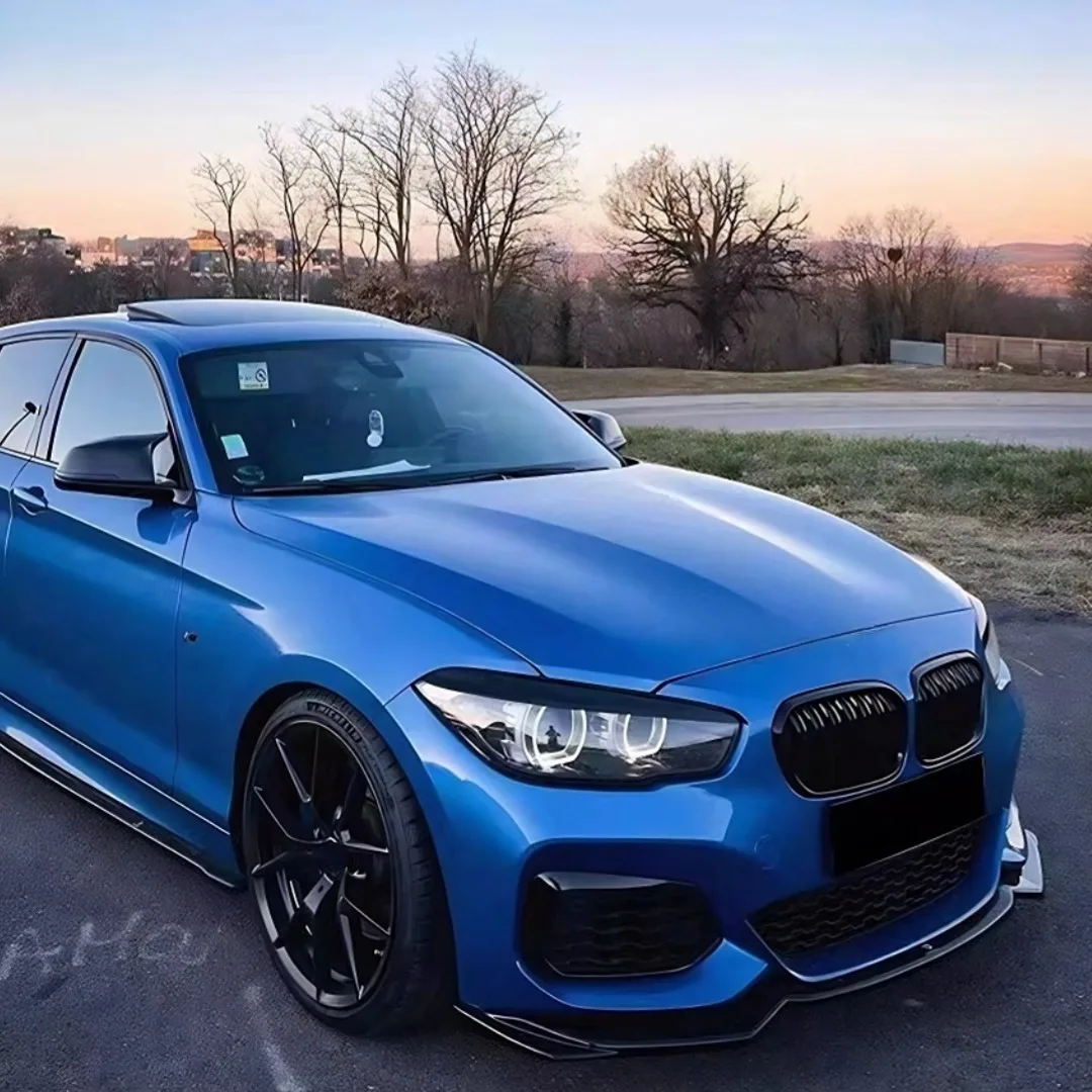 Front Headlight Eyebrow Eyelid Trim Wide Body Kit Tuning Accessories For BMW 1 Series F20 F21 116d 118i 120i 120d M135i 2015-19