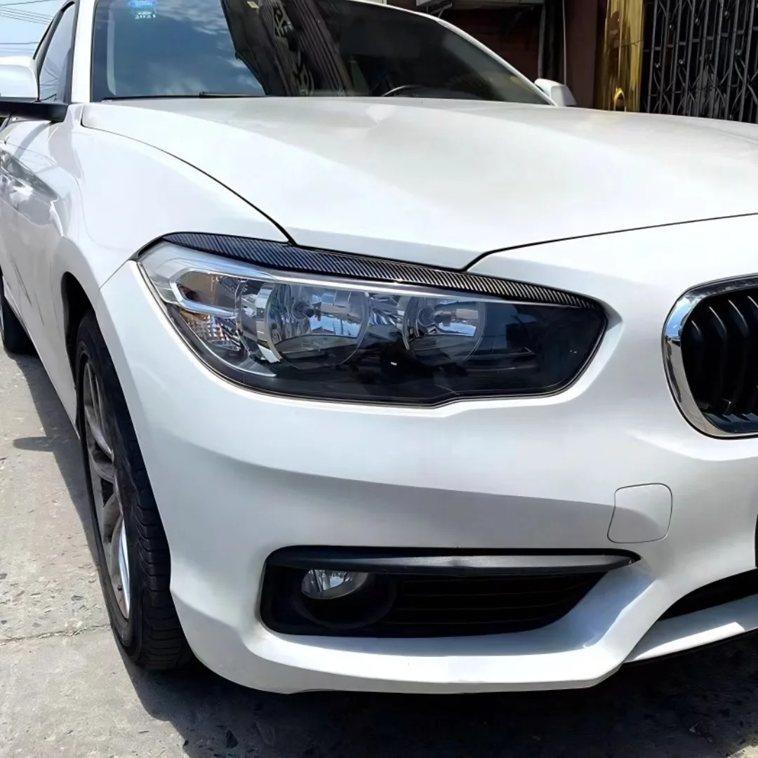 Front Headlight Eyebrow Eyelid Trim Wide Body Kit Tuning Accessories For BMW 1 Series F20 F21 116d 118i 120i 120d M135i 2015-19
