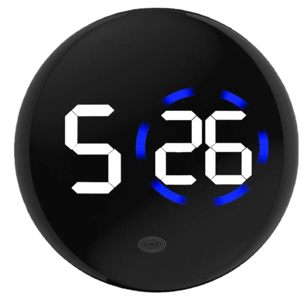 Fashionable Car LED Clock Touch-Control Dashboard Watch with LED Display Light for Fridge RV Classroom Travel Vehicle