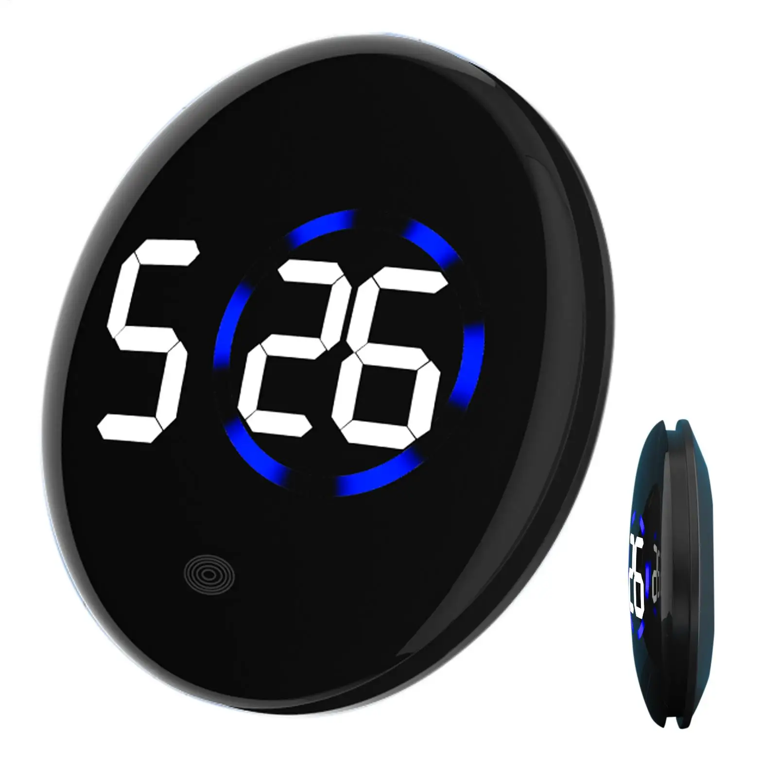 Fashionable Car LED Clock Touch-Control Dashboard Watch with LED Display Light for Fridge RV Classroom Travel Vehicle