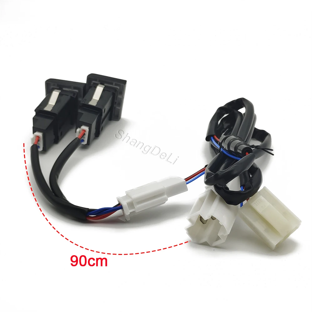 12V/24V Red Led Light Fit for Amarok 2011-2022 Car Dual Charger Adapter Socket USB Type C PD Charging Outlet