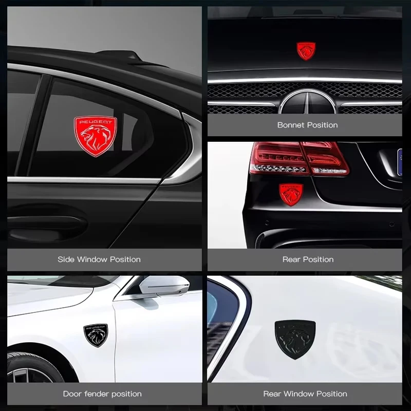 Not Affect ACC Car Front Grill Rear Trunk Emblem Lid For Peugeot For VW Polo Golf MK7 Passat Tiguan CC T-ROC Arteon/Car keychain