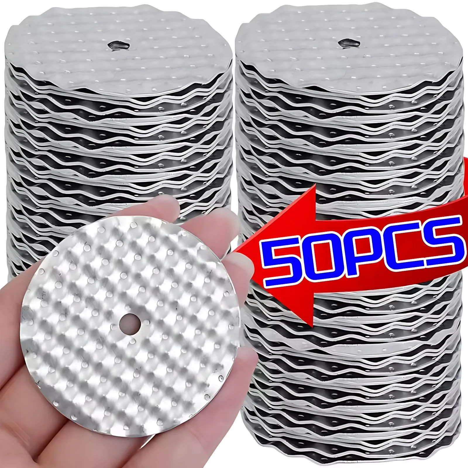50/1PCS Car Heat Shield Aluminum Gasket for Volkswagen Audi Exhaust Pipe Insulation Front Panel Fixing Repair Kit Protection Mat