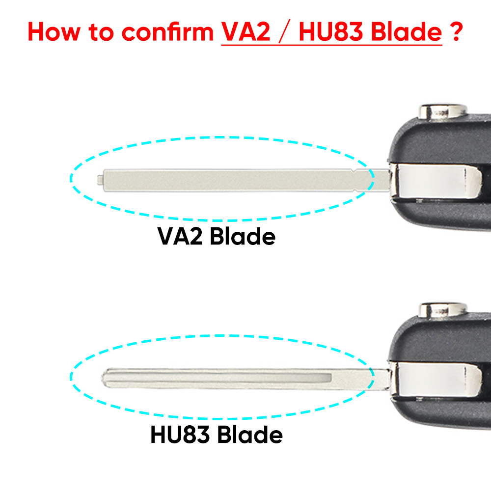 KEYYOU For Peugeot 508 208 2008 301 308 5008 For Citroen C-Elysee C4-Cactus 433.92Mhz ID46-pcf7941 Car Remote Key 2/3 Buttons