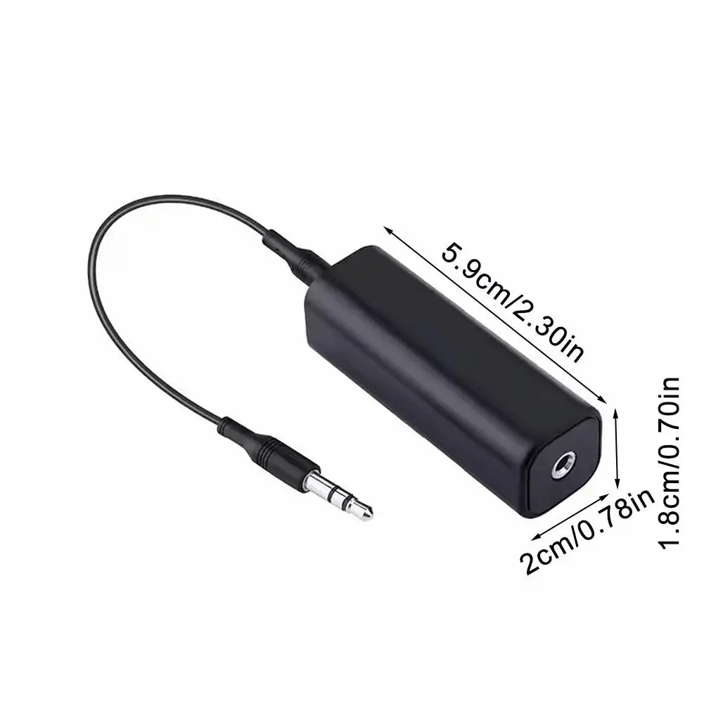 3.5mm Audio Aux Cable Anti-interference Ground Loop Noise Filter Lsolator Eliminate Cancelling For Home Stereo Car Audio System