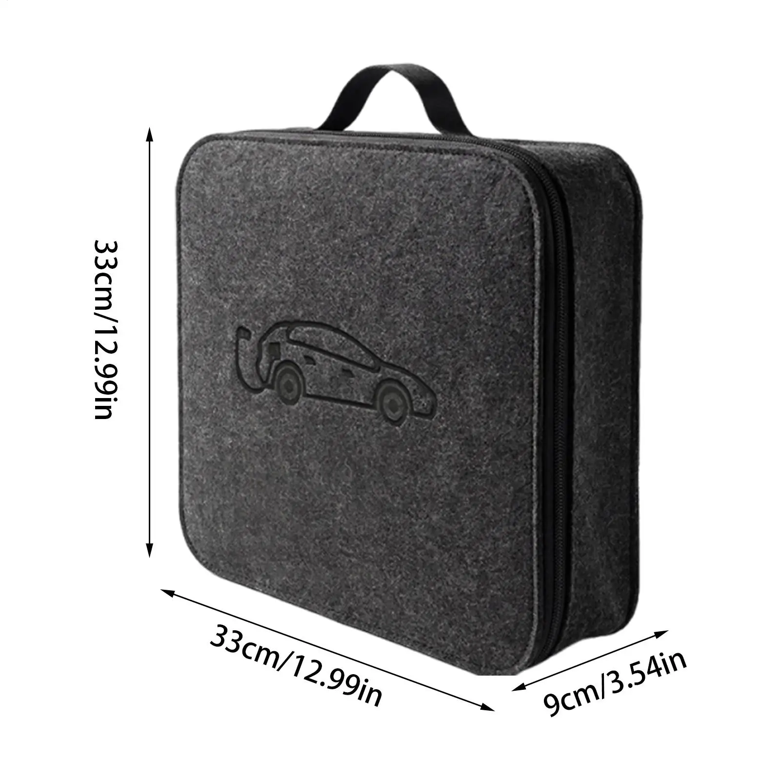 EV Charger Storage Case Felt Electric Vehicle Charging Cord Organizer Electric Vehicle Charging Cable Organizer Bag for Car