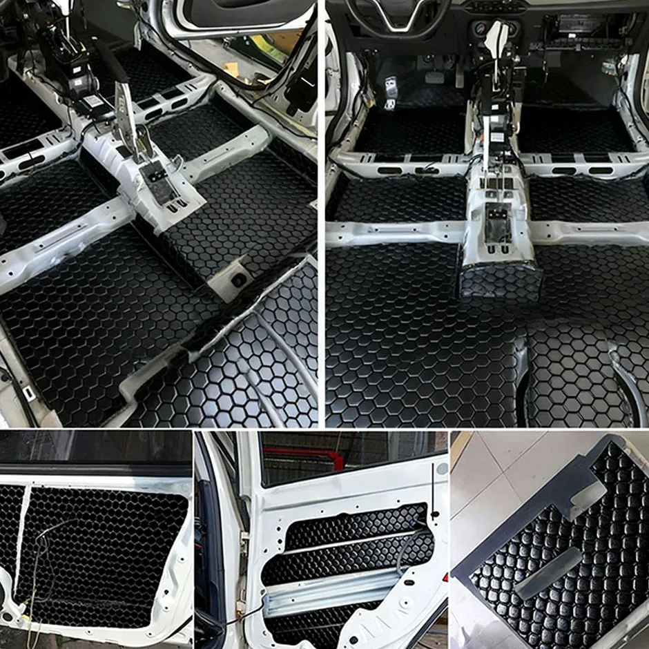 SelfAdhesive ButylRubber Damping Board Car Soundproof Thermal Insulation Noise Reduction Shock Absorption Home Improvement