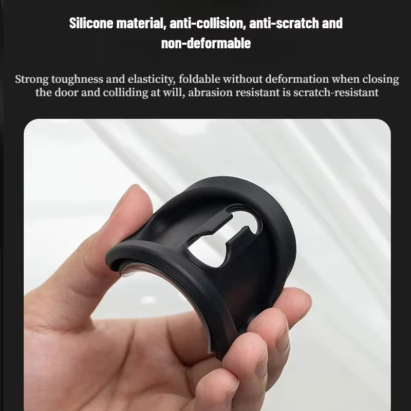 4-piece Jaecoo car door lock protection cover, stylish design, reduces door closing noise, beautiful car