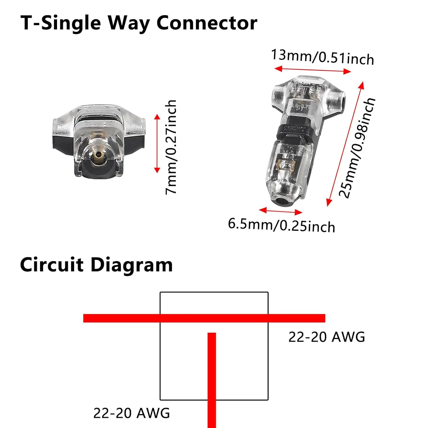 10/20/30pcs T1 2 Pin Way Plug Car Wire Cable Snap No-solder No-peel Quick Terminal Connections Joiners Auto Plug Accessories