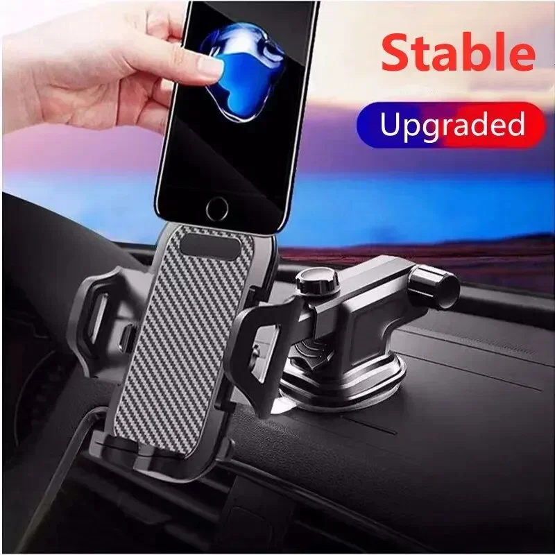 Universal Car Phone Holder 360° Rotation Sucker Mount Cellphone Car Stand Stable Mobilephone Bracket Suction Cup Support in Car