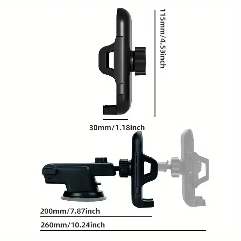 Universal Car Phone Holder 360° Rotation Sucker Mount Cellphone Car Stand Stable Mobilephone Bracket Suction Cup Support in Car