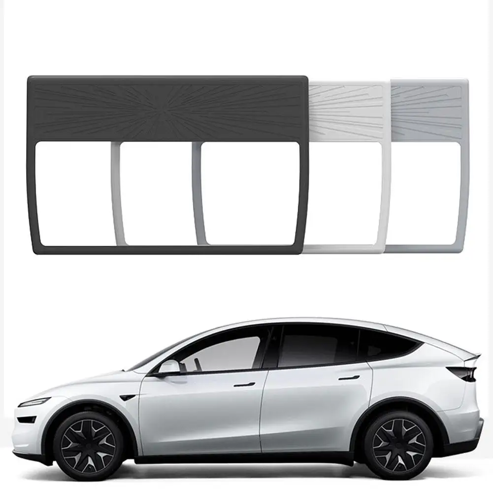 For Tesla Model Y Juniper 2026 Model YL Central Control Display Screen Protector 16-inch Silicone Protective Frame Edge Cover