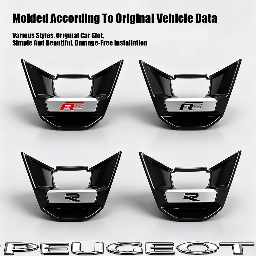 Car Interior Decoration Steering Wheel Cover Bottom Trim Sticker Accessories For VW Golf Tiguan T-Roc Polo Passat ID.4 T-Cross