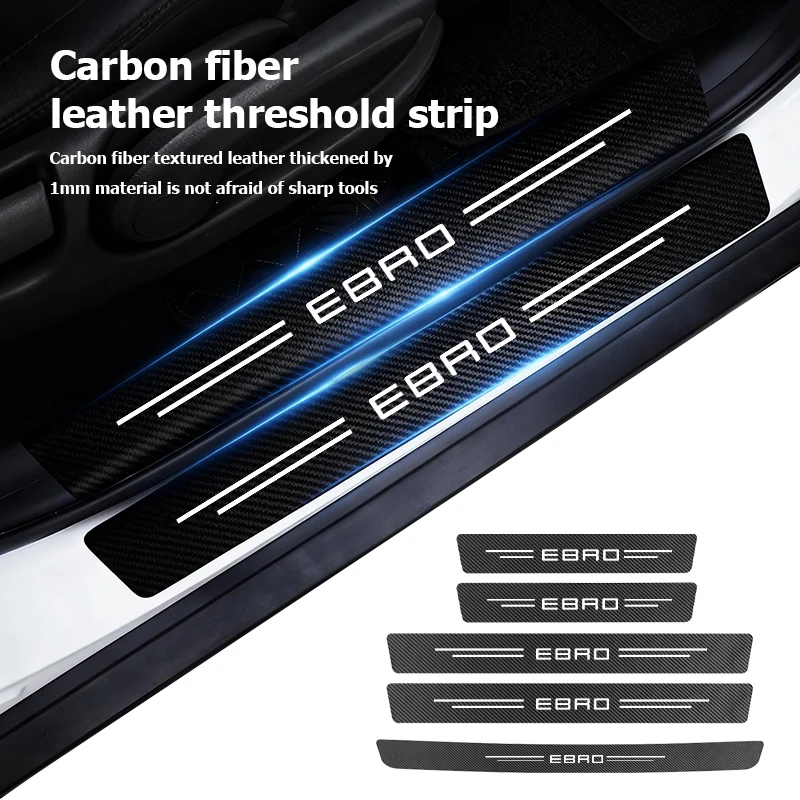 Car Door Plate Threshold Universal Anti-scratch Protector Sticke Auto Accessories For Ebro S400 S700 S800 Jaecoo J7 J8 Omoda 5