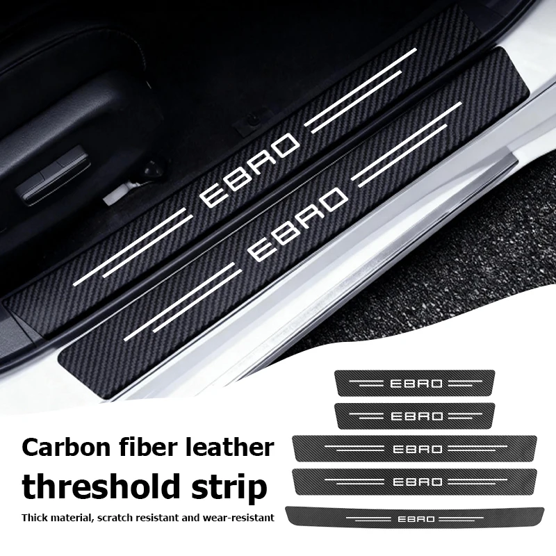Car Door Plate Threshold Universal Anti-scratch Protector Sticke Auto Accessories For Ebro S400 S700 S800 Jaecoo J7 J8 Omoda 5