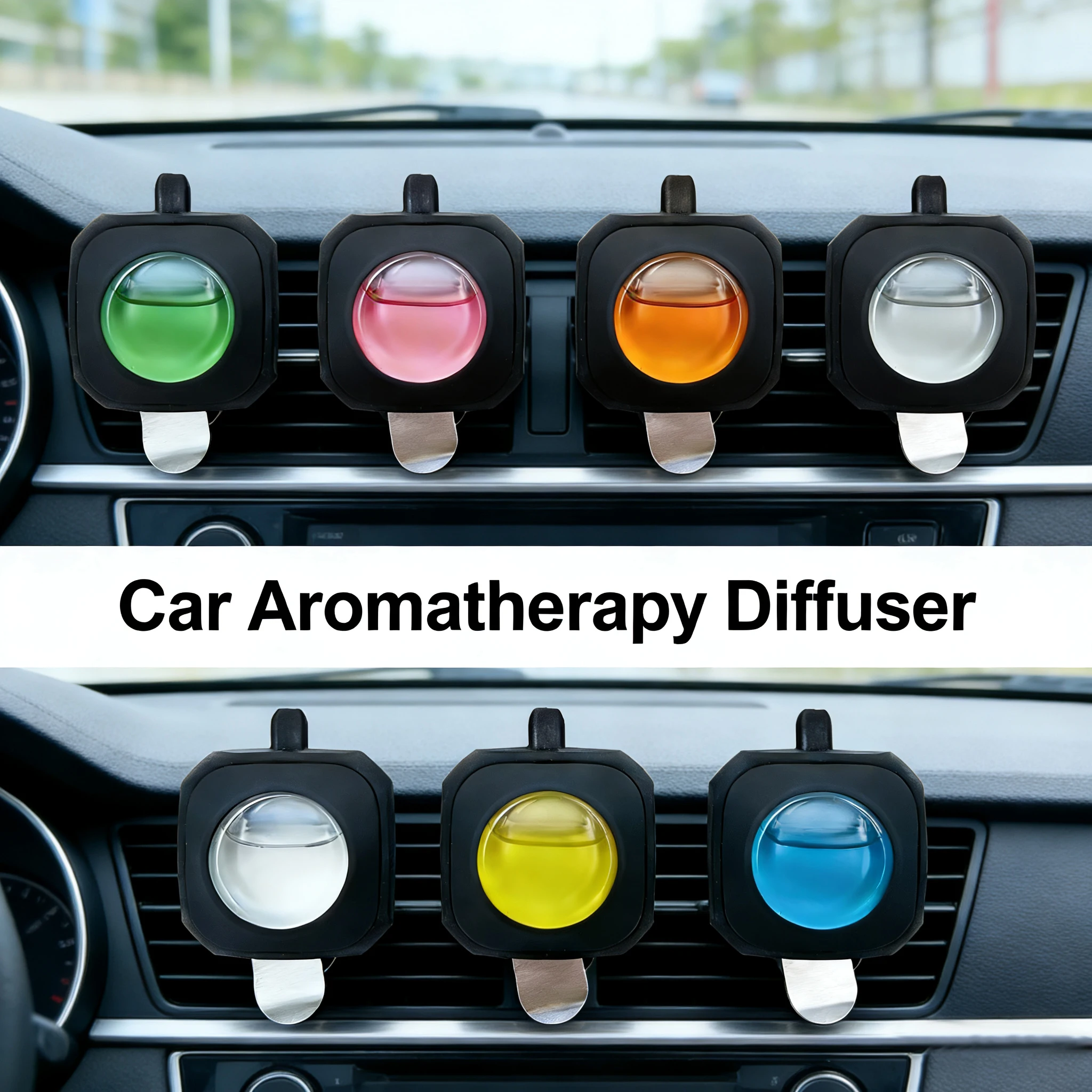 Car aroma essential oil automatic air outlet adjustable size, air fresh and long-lasting fragrance, wardrobe, bathroom
