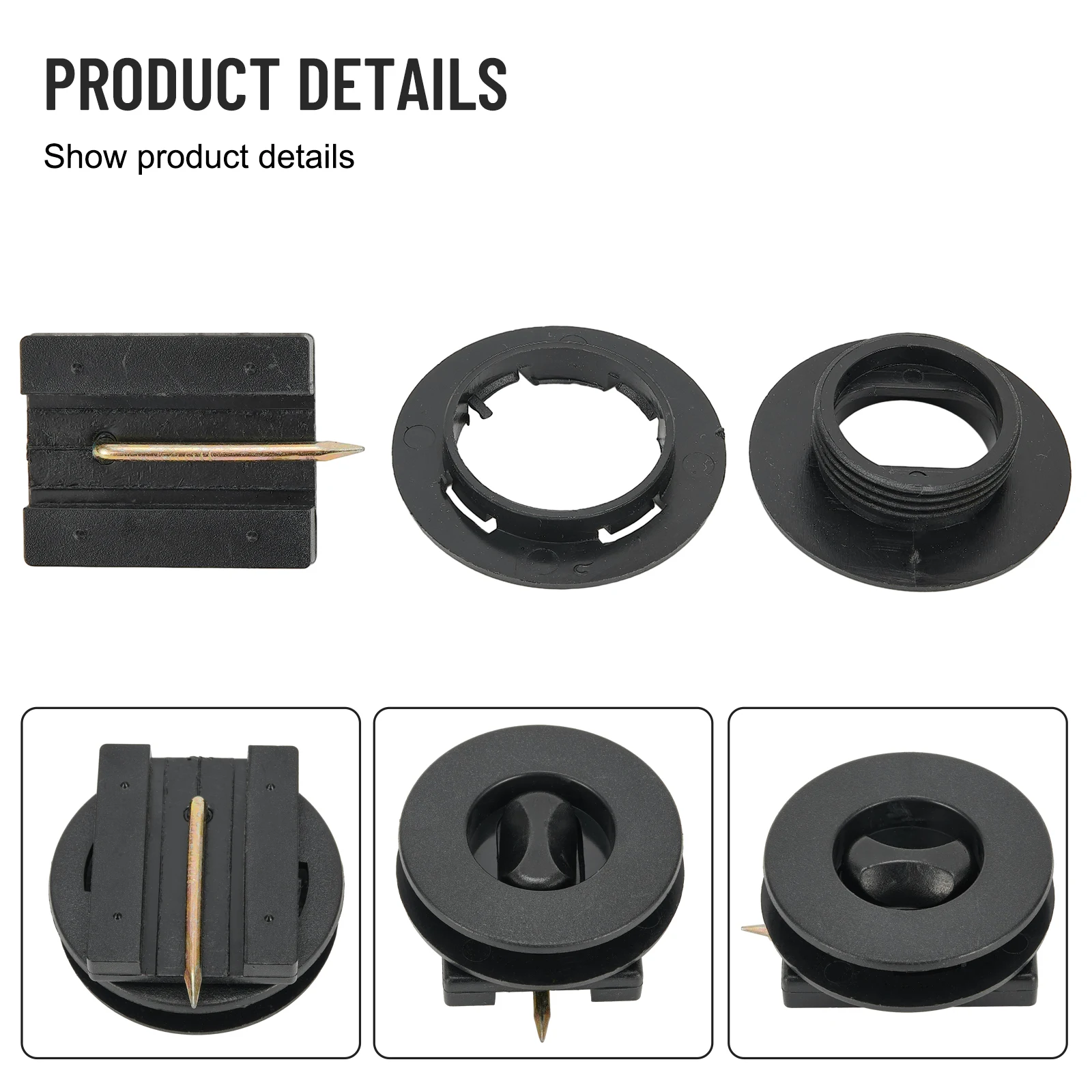 New 4Pcs Black Anti-Slip Car Floor Mounting Clamps Carpet Mats Fixing Clips Floor Holders Sleeves Universal Interior Accessories
