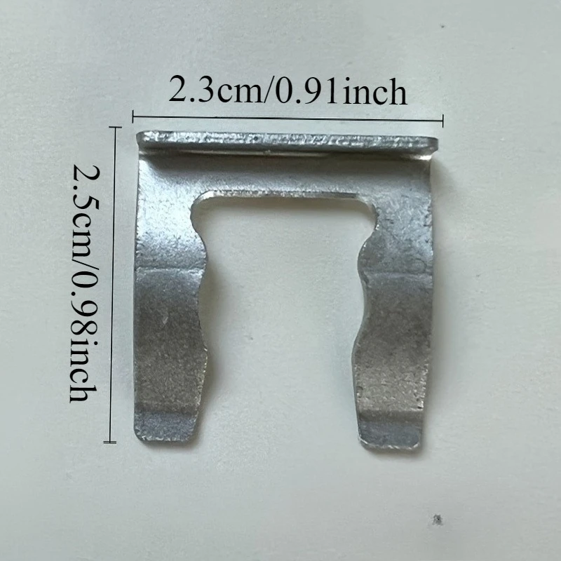 10/20Pcs Stainless Steel U-Shape Brake Pipe Clip Heavy Duty Brake Oil Line Cable Retainer for Car Truck Auto Repair Car Interior