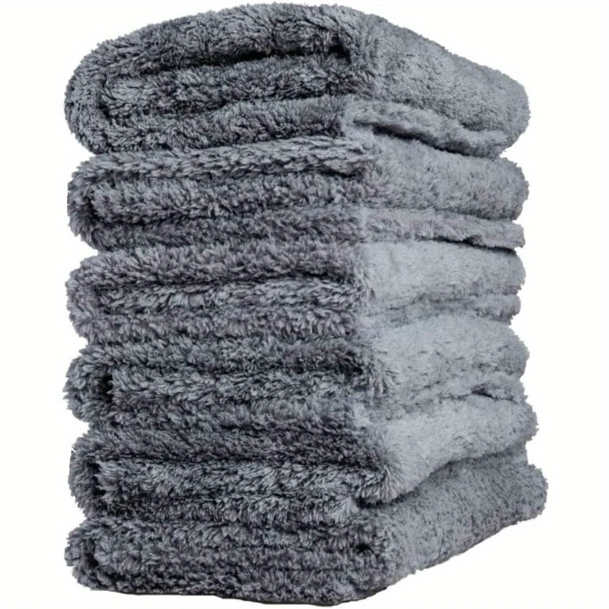 1/2/3/6pcs 16inch X 16inch 400GSM Edgeless Microfiber Car Towels Ultra Soft Auto Detailing Wash Drying Polishing Cloth