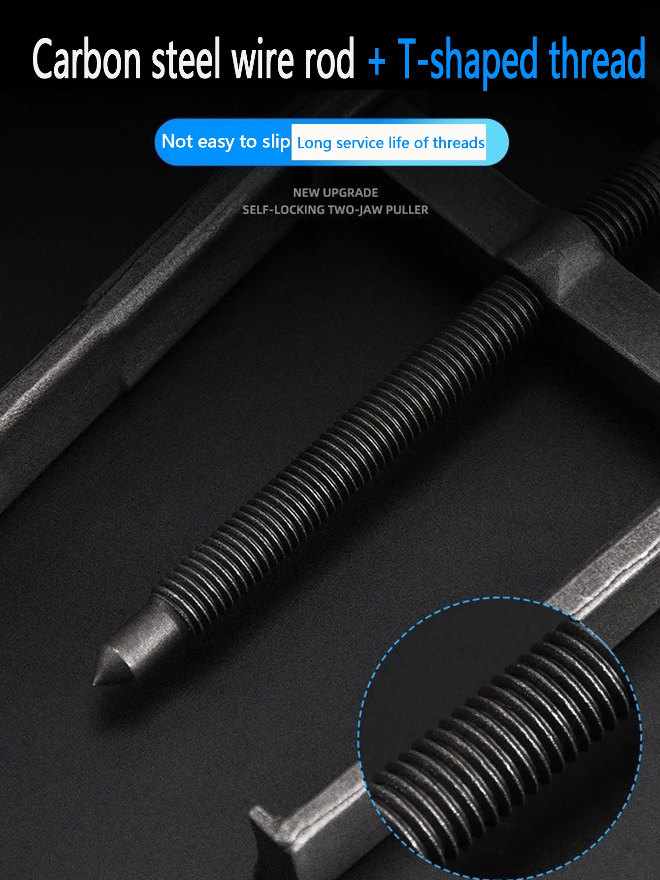 1 Pack 3/4/6/8 Inch 2-Jaw Puller Bearing Removal Tool Convenient Small Plug-In Bearing Puller Special Automotive Repair Tool