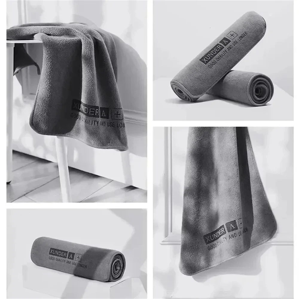 1-10PCS Car Wash Towel Ultra-fine Fiber Car Cleaning Cloth Soft Clean and Dry Cloth Edge Sealing Strong Water Absorption Rags