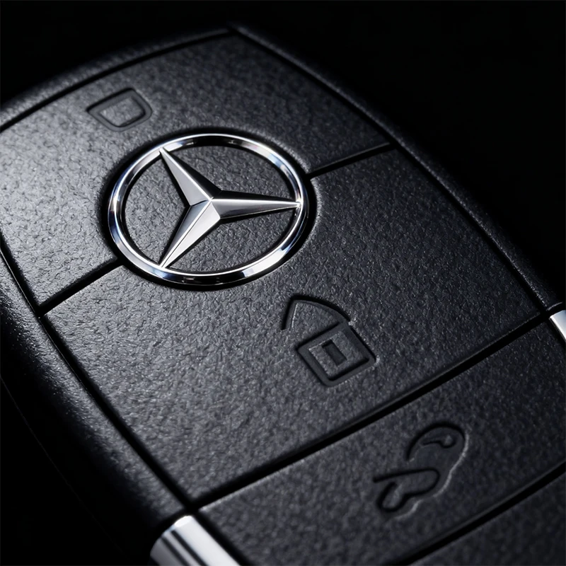 for 13mm Car Key Stickers Auto Control Keychain Emblem Accessories Mercedes benz A C E Class CLA CLS W212 W213 W204 W205 CLA CLS