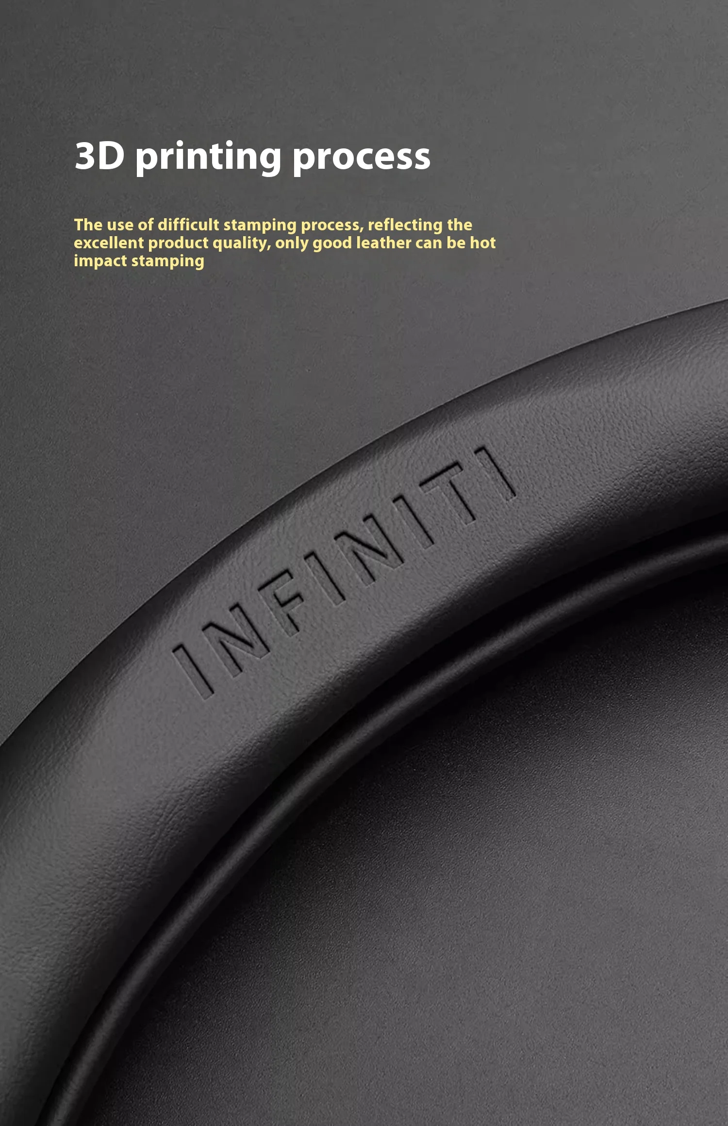 Infiniti Q50 Q60S Q70 QX30 QX50 QX55 QX56 QX60 QX70 QX8 JX35 EX25 FX35 G37 M35 ESQ Car Carbon Fiber Leather Steering Wheel Cover