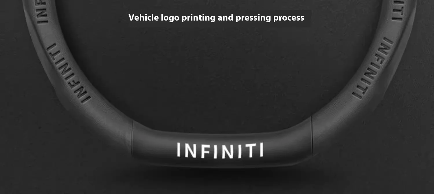 Infiniti Q50 Q60S Q70 QX30 QX50 QX55 QX56 QX60 QX70 QX8 JX35 EX25 FX35 G37 M35 ESQ Car Carbon Fiber Leather Steering Wheel Cover