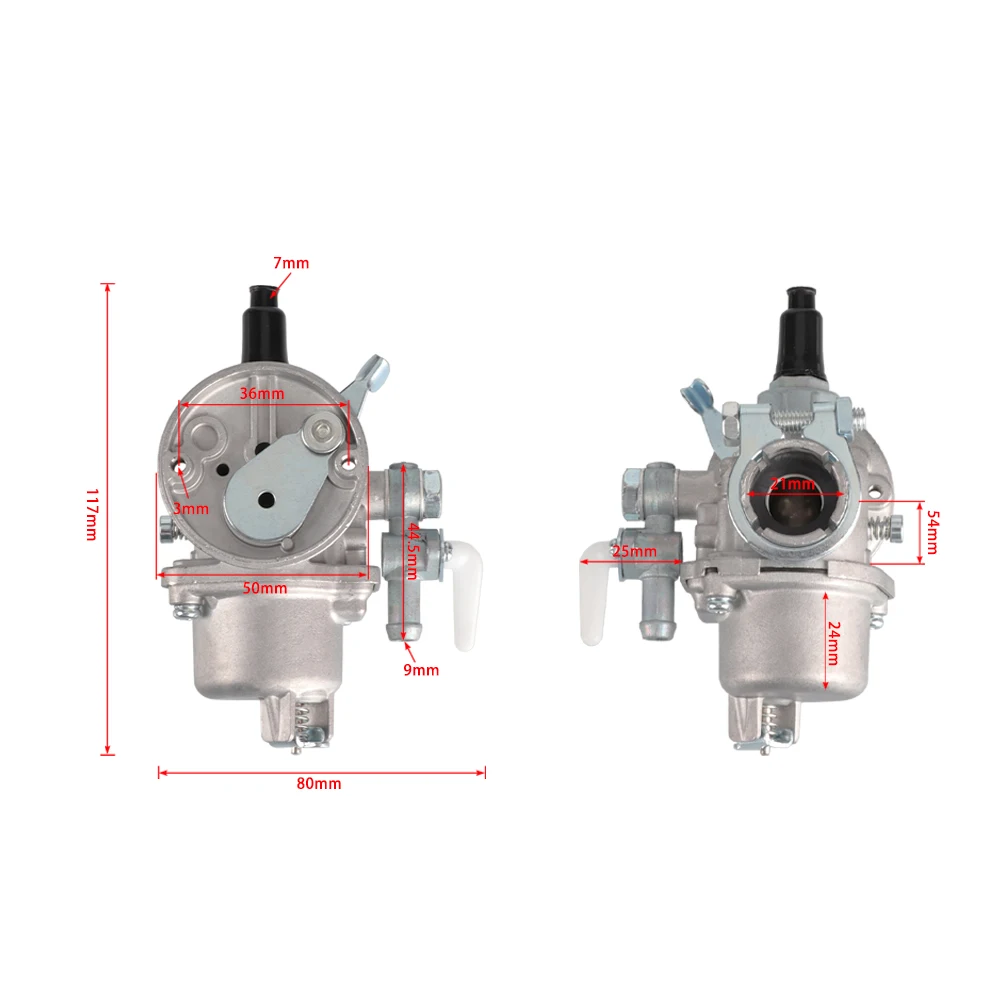 40-5 Float Carburetor for CG430 520 43CC 52CC TL43 TB43 TU43 TL52 BG 2-Stroke Engine Dirt Pit Bike Motorcross Parts