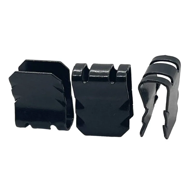 Car Mudguard Fixing Clips Metal U Shaped Manganese Steel Mudflap Holder Universal Auto Fender Buckle Clamp for Truck Motorcycle
