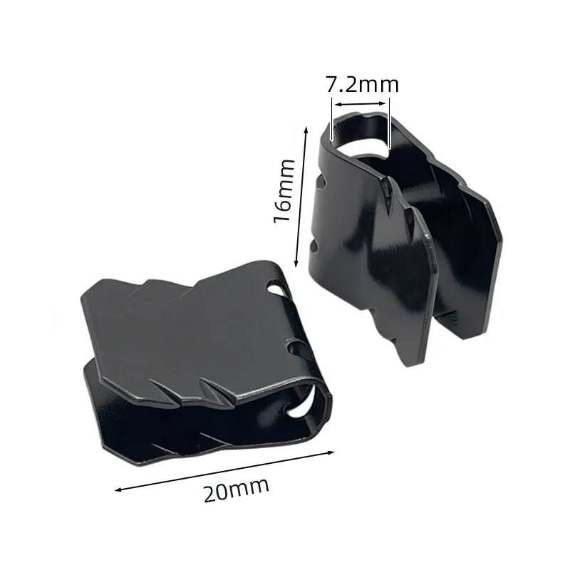Car Mudguard Fixing Clips Metal U Shaped Manganese Steel Mudflap Holder Universal Auto Fender Buckle Clamp for Truck Motorcycle