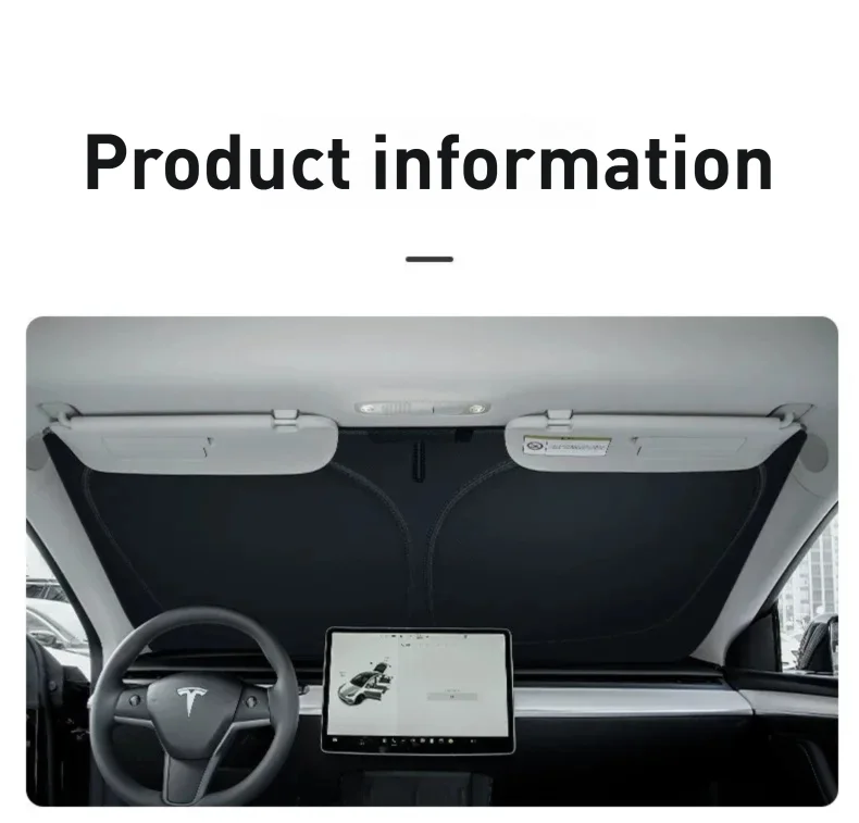 For Tesla Model Y YL 3 Highland Juniper 2017-2025 2026 Car Sun Shade Front Window Shade Visor Glass Roof Skylight UV Protection