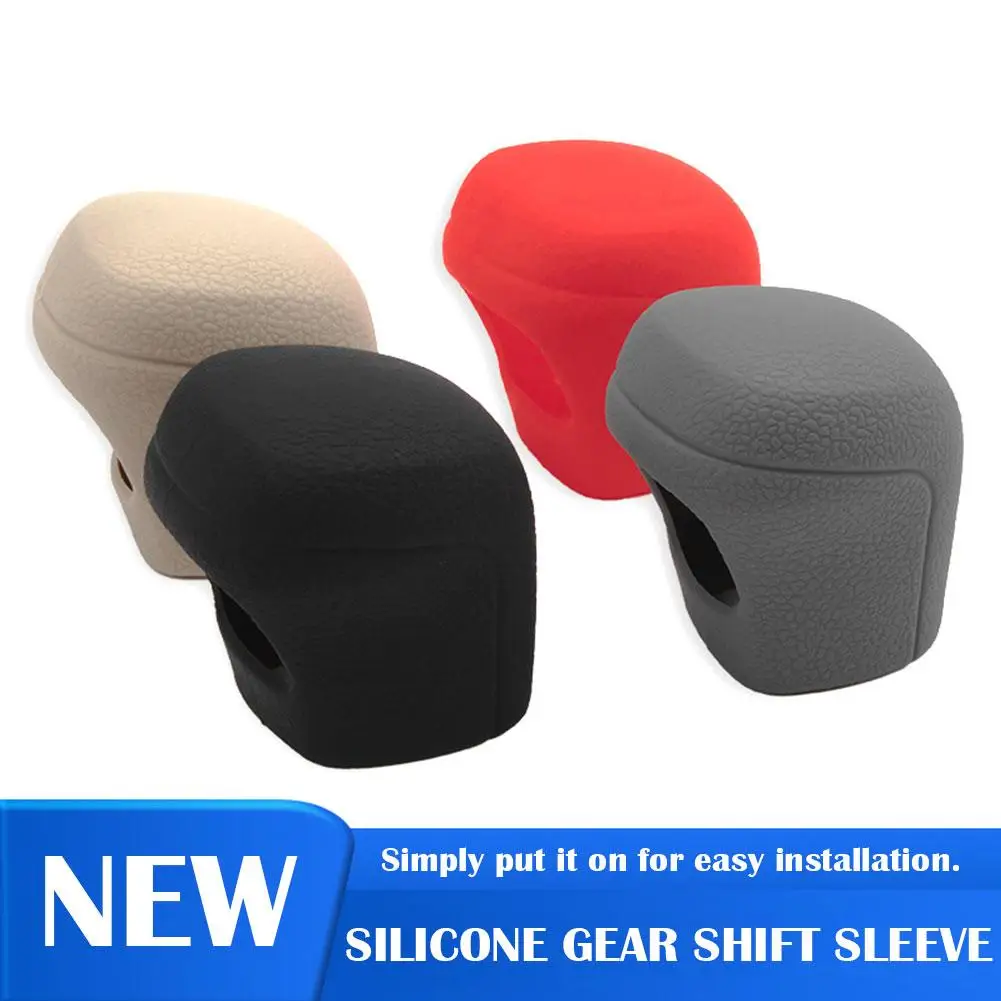 Silicone Automatic Car Gear Shift Knob Cover Antislip Shifter Knob Univeral Fit Shifter Handle For Toyota C-HR For Camry Corolla