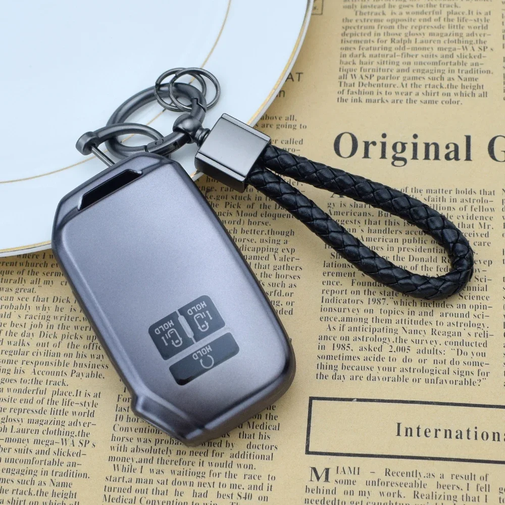 7 Buttons Soft TPU Gunmetal Key Fob Case Shell Cover For Kia Sportage Carnival Sedona K5 K3 K4 Auto Key Holder Bag Accessories