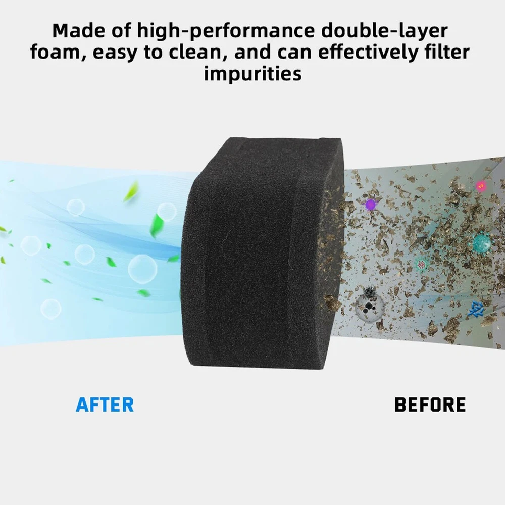 2PCS Foam Carb Sock Air Filters Double Trumpet For Weber DCOE Dellorto Jenvey Carburetor High Flow Intake Filter