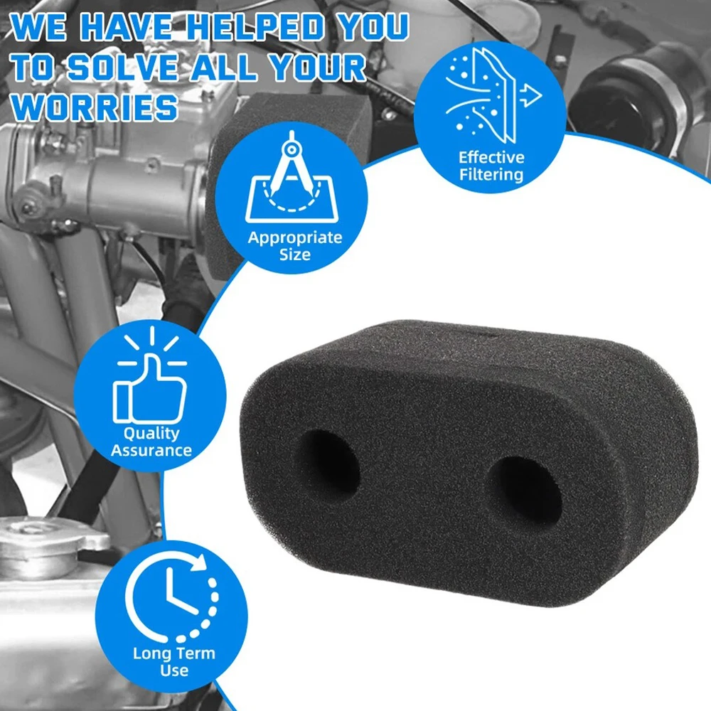 2PCS Foam Carb Sock Air Filters Double Trumpet For Weber DCOE Dellorto Jenvey Carburetor High Flow Intake Filter