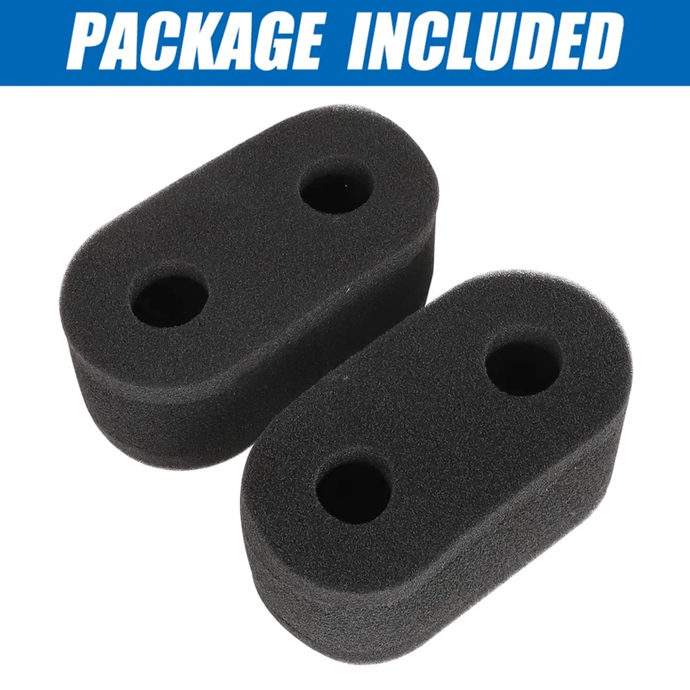 2PCS Foam Carb Sock Air Filters Double Trumpet For Weber DCOE Dellorto Jenvey Carburetor High Flow Intake Filter