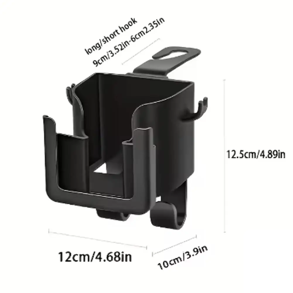 1/2PCS Car Seat Back Storager Hook With Cup Holder Phone Holder Car Headrest Organizer for Drinks, Bags Saving Space
