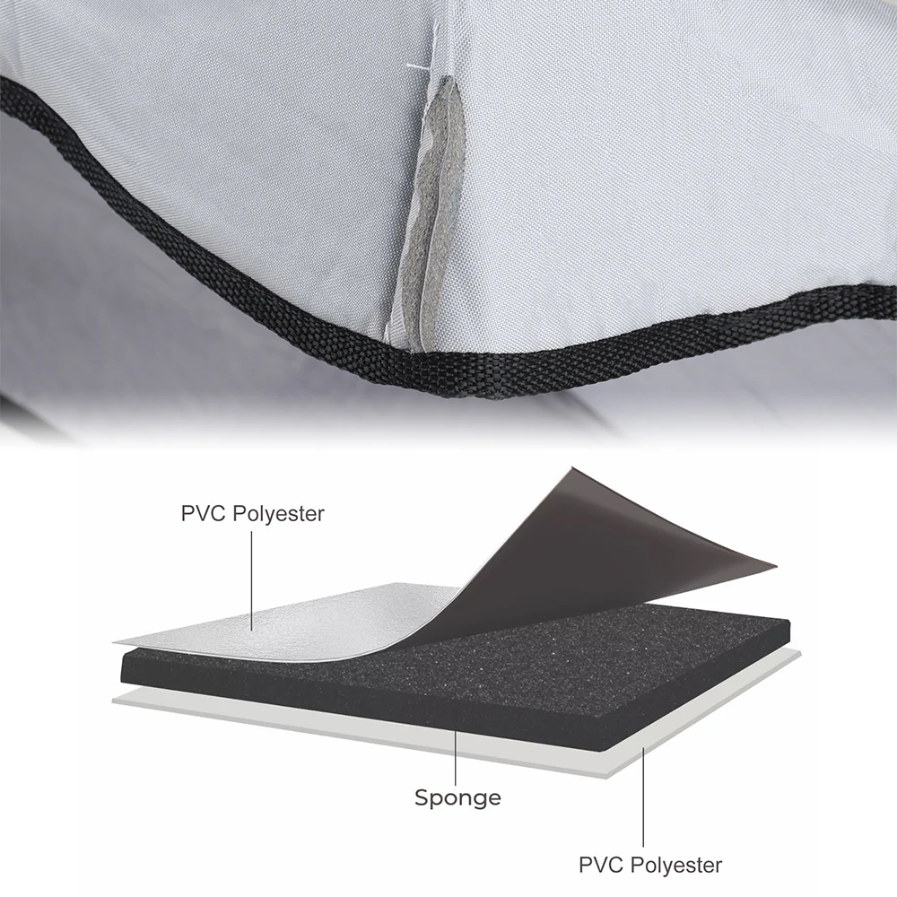 Deluxe Thickened HEKI COVER PRO Hail/Rain Protection Cover Thermal Insulation for Dometic Midi Heki Style Skylight 750*500mm