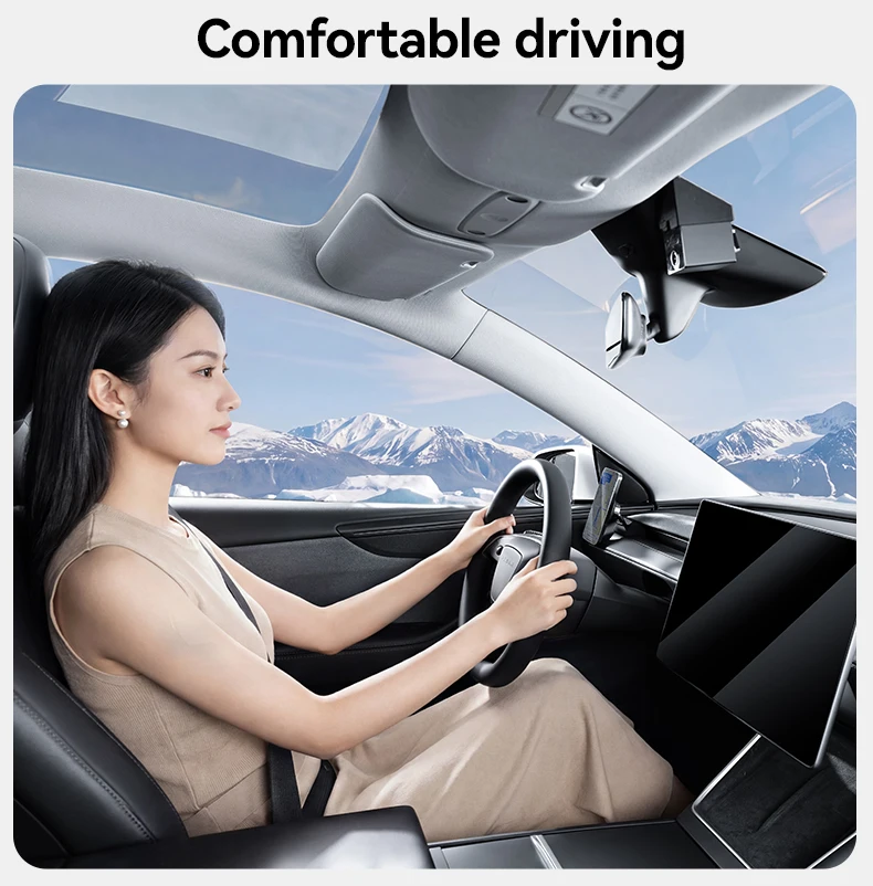 YZ Magnetic Silicone Phone Holder Fit Tesla Model YL Y 3 Juniper Highland Anti-Shake Strong Magnet for iphone 17 16 15 Car Mount