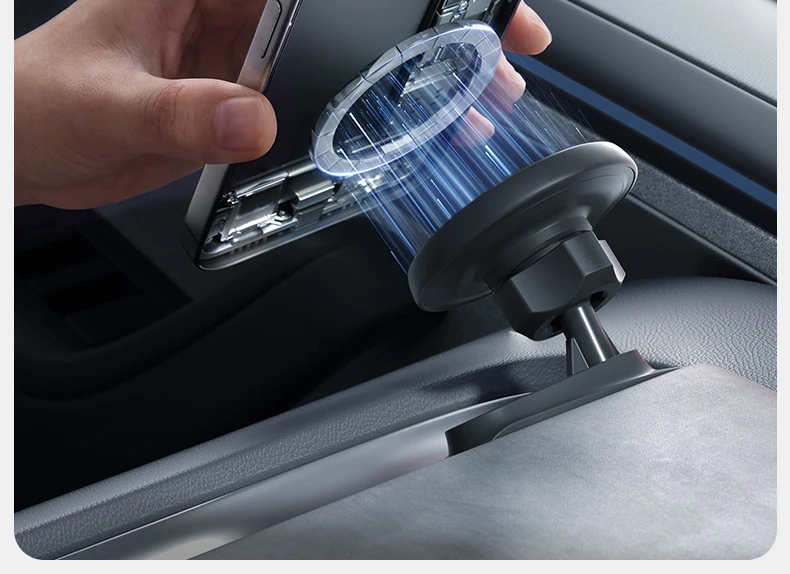 YZ Magnetic Silicone Phone Holder Fit Tesla Model YL Y 3 Juniper Highland Anti-Shake Strong Magnet for iphone 17 16 15 Car Mount